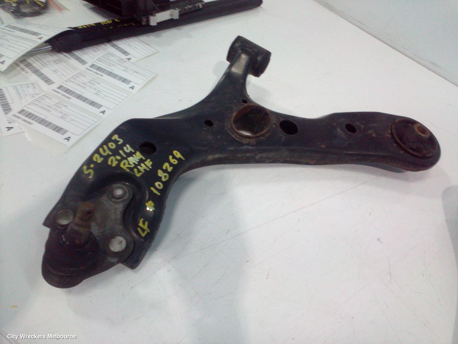 TOYOTA RAV4 LEFT FRONT LOWER CONTROL ARM, XA40, 12/2012 - 11/2018
