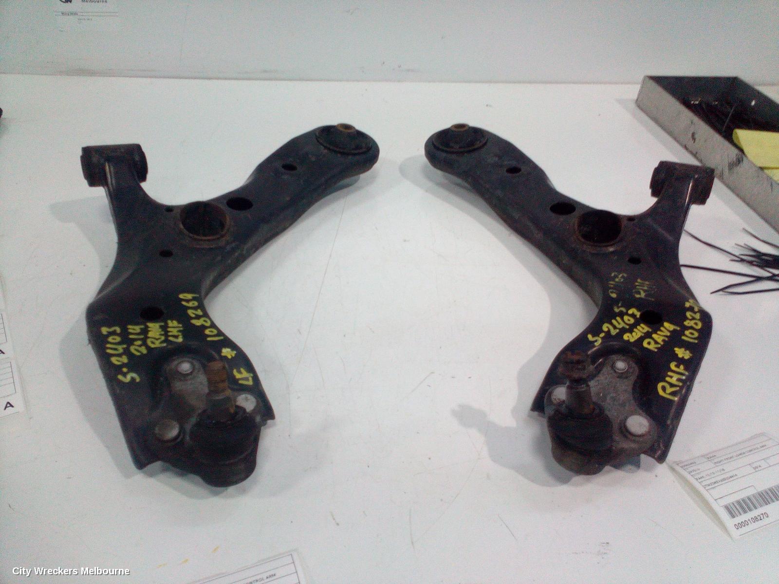 TOYOTA RAV4 LEFT FRONT LOWER CONTROL ARM, XA40, 12/2012 - 11/2018