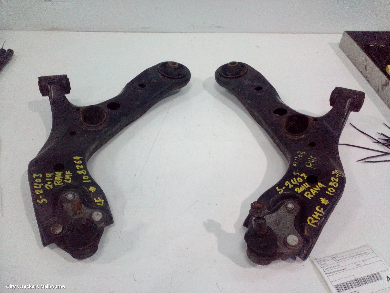 TOYOTA RAV4 RIGHT FRONT LOWER CONTROL ARM, XA40, 12/2012 - 11/2018