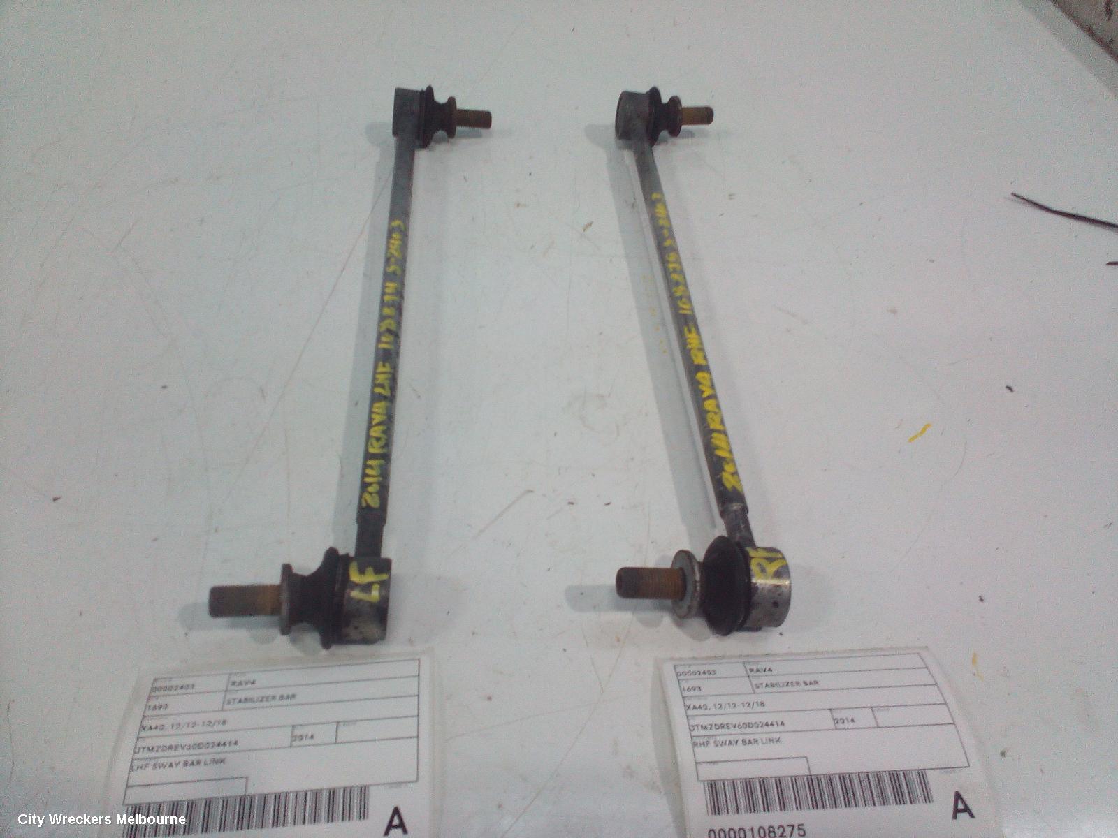 TOYOTA RAV4 STABILISER BAR, XA40, 12/2012 - 12/2018