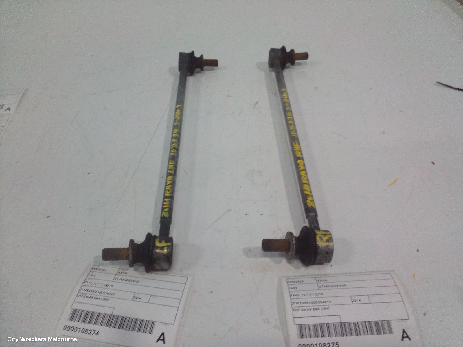 TOYOTA RAV4 STABILISER BAR, XA40, 12/2012 - 12/2018