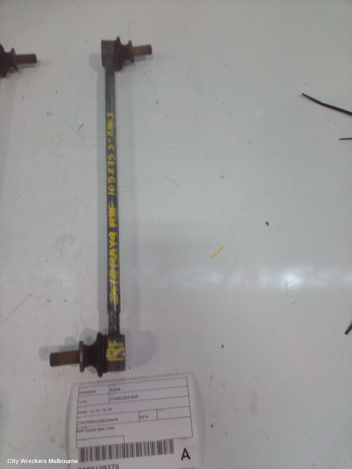 TOYOTA RAV4 STABILISER BAR, XA40, 12/2012 - 12/2018