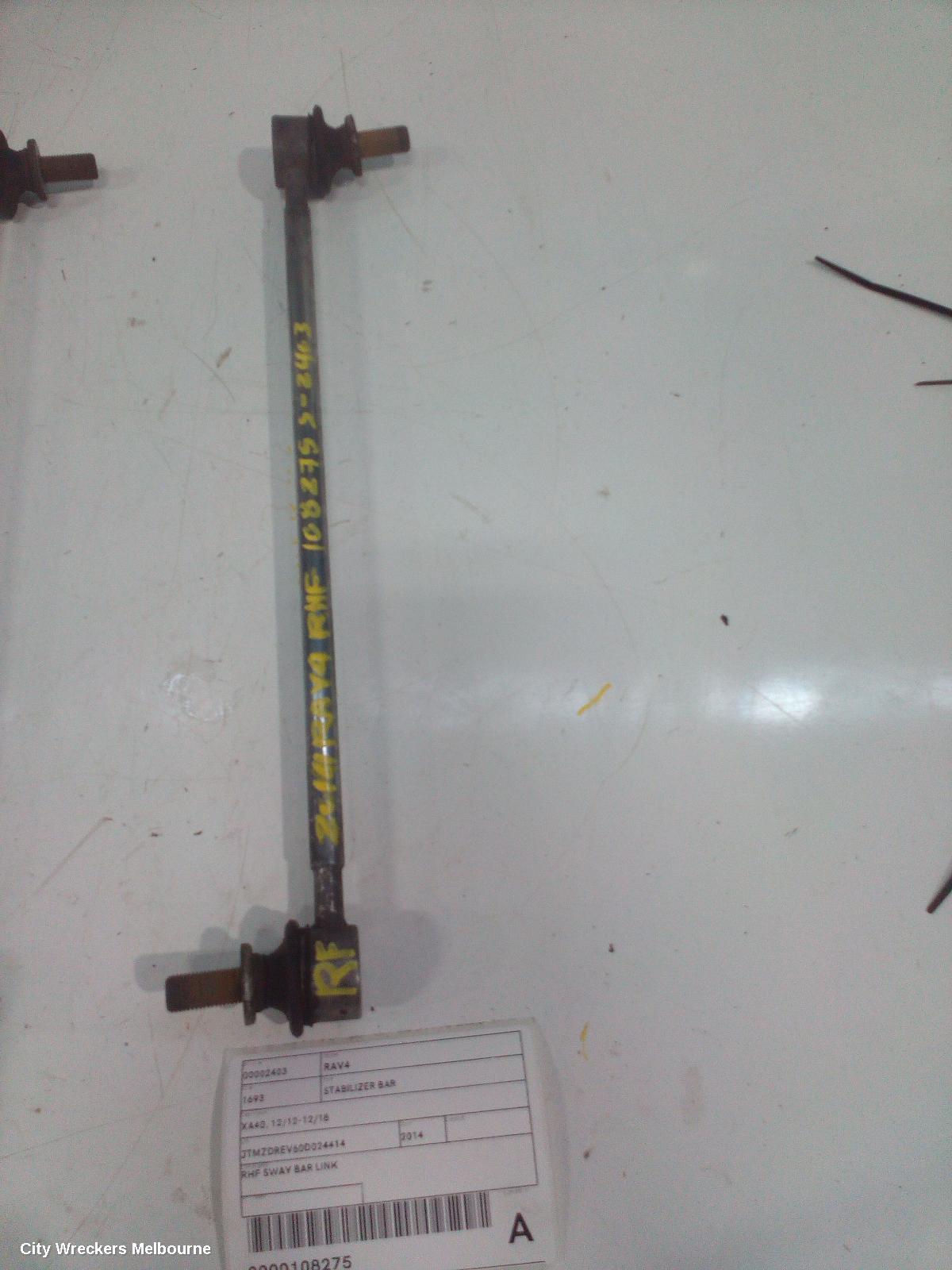 TOYOTA RAV4 STABILISER BAR, XA40, 12/2012 - 12/2018