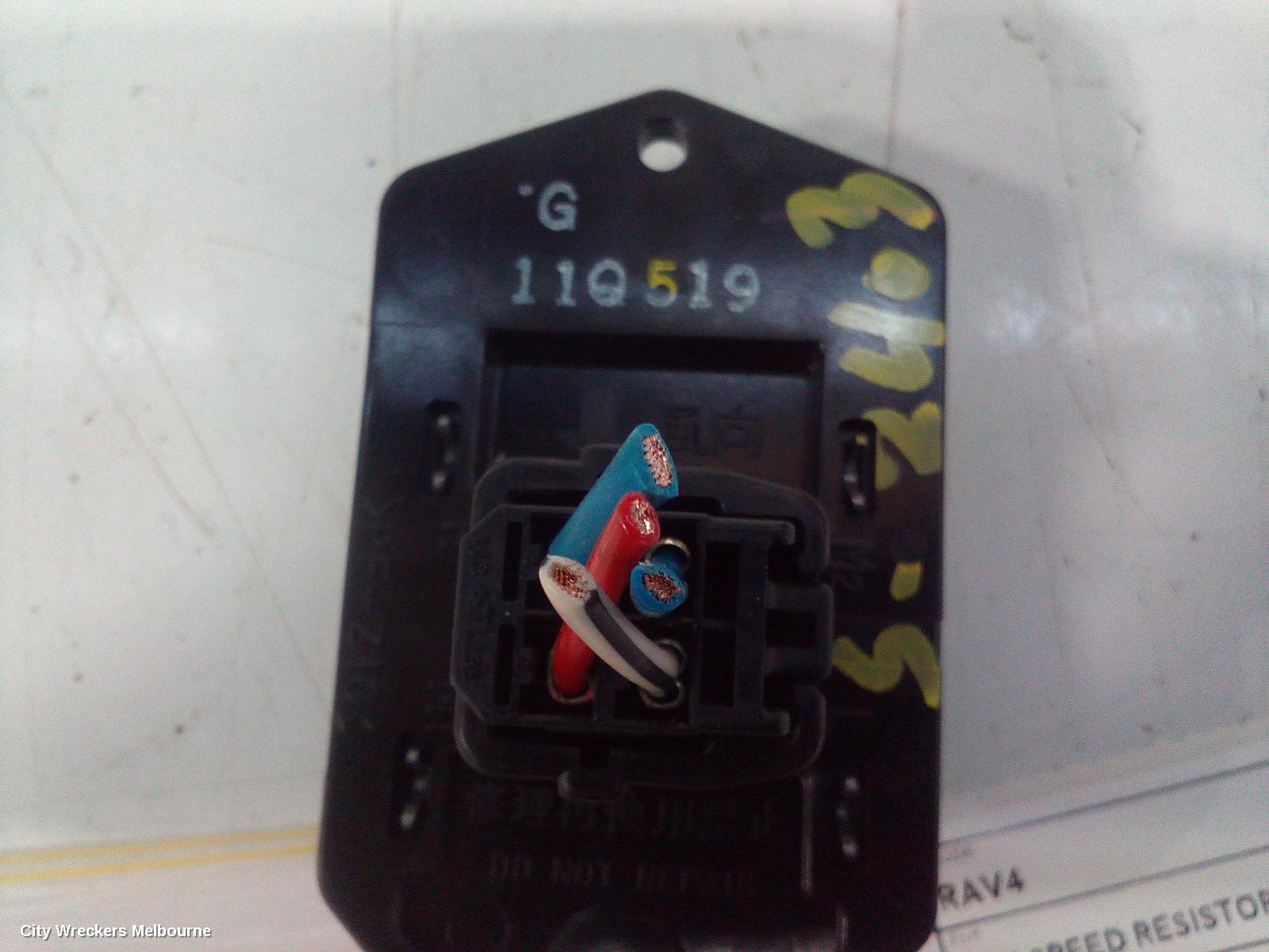 TOYOTA RAV4 FAN SPEED RESISTOR, XA40, 12/2012 - 11/2018