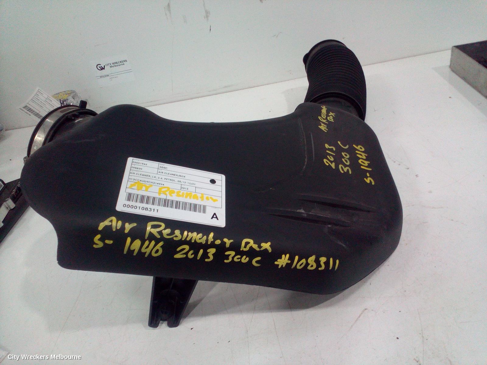 CHRYSLER 300C AIR CLEANER/BOX, AIR CLEANER, LX, 3.6, PETROL, 05/2012 - 12/2021