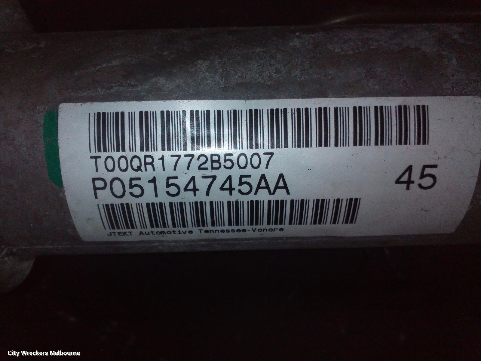 CHRYSLER 300C STEERING BOX/RACK, LX, ELECTRIC, NON MOTOR TYPE, 3.6, PETROL, 05/2012 - 12/2014