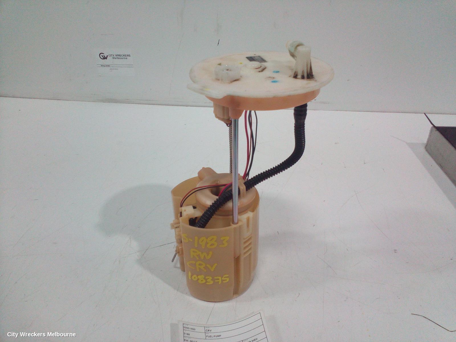 HONDA CRV FUEL PUMP, RW, 05/2017 - 08/2023