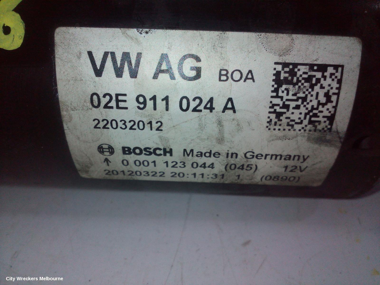 SKODA OCTAVIA STARTER, DIESEL, 2.0, AUTO T/M, BOSCH, 1Z, 03/2009 - 10/2013