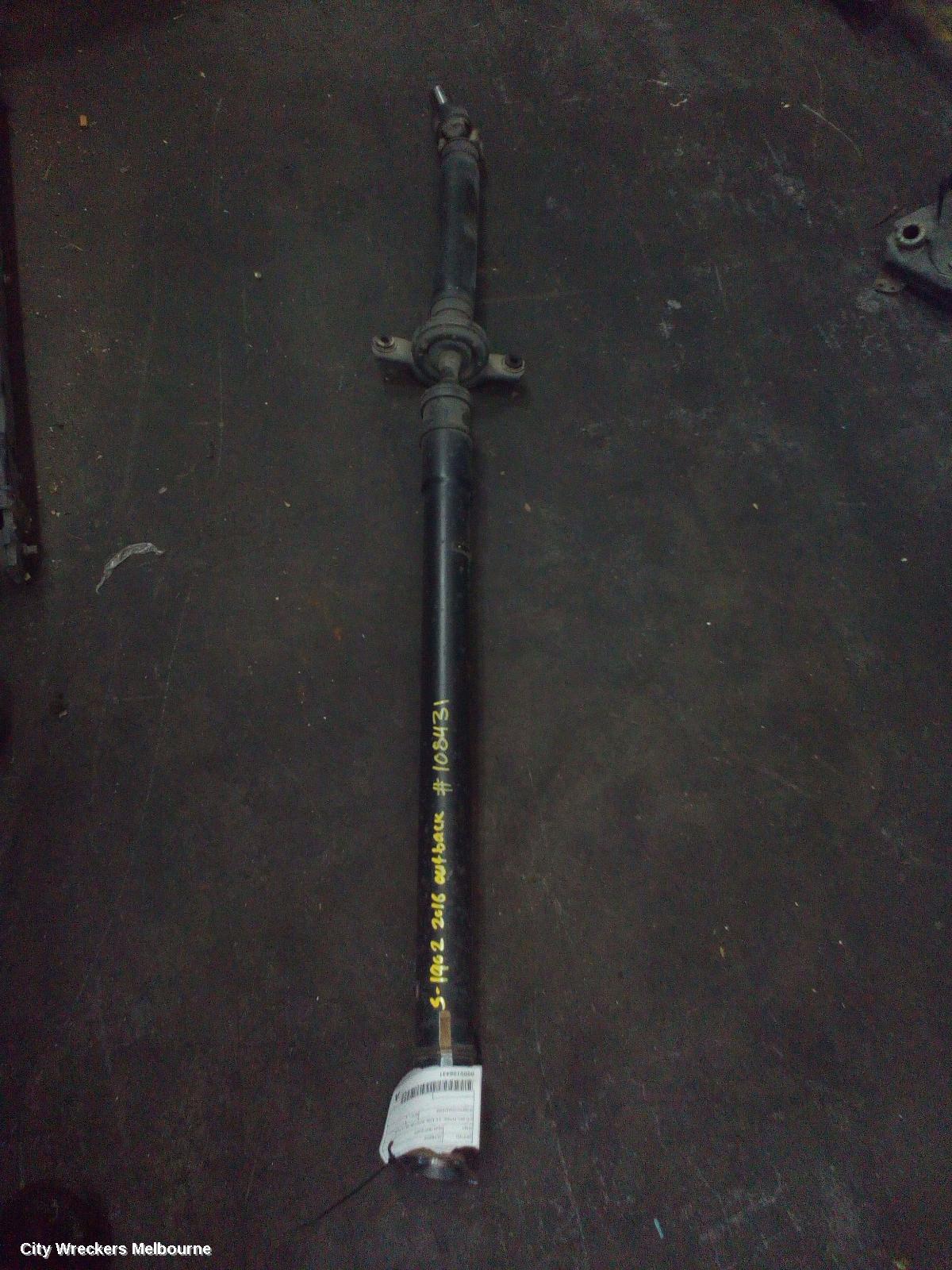 SUBARU OUTBACK REAR DRIVE SHAFT, 6TH GEN, PETROL, 3.6, EZ36, AUTO T/M, 08/2014 - 12/2020