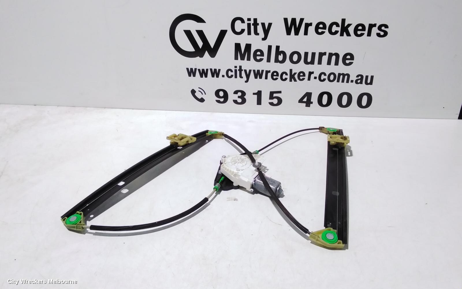 AUDI A4 LEFT FRONT WINDOW REG/MOTOR, B8 8K, 02/2008 - 06/2010