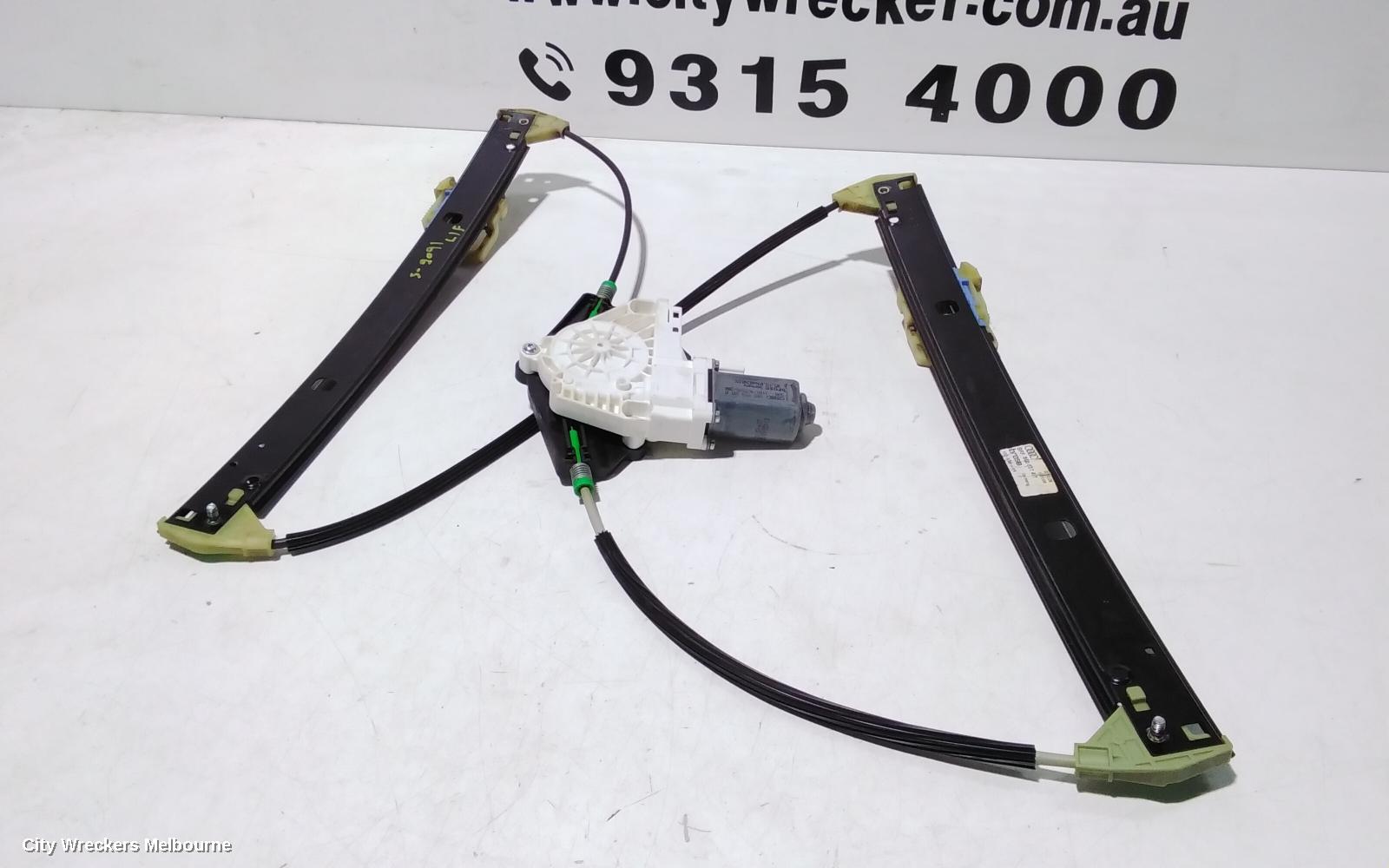 AUDI A4 LEFT FRONT WINDOW REG/MOTOR, B8 8K, 02/2008 - 06/2010