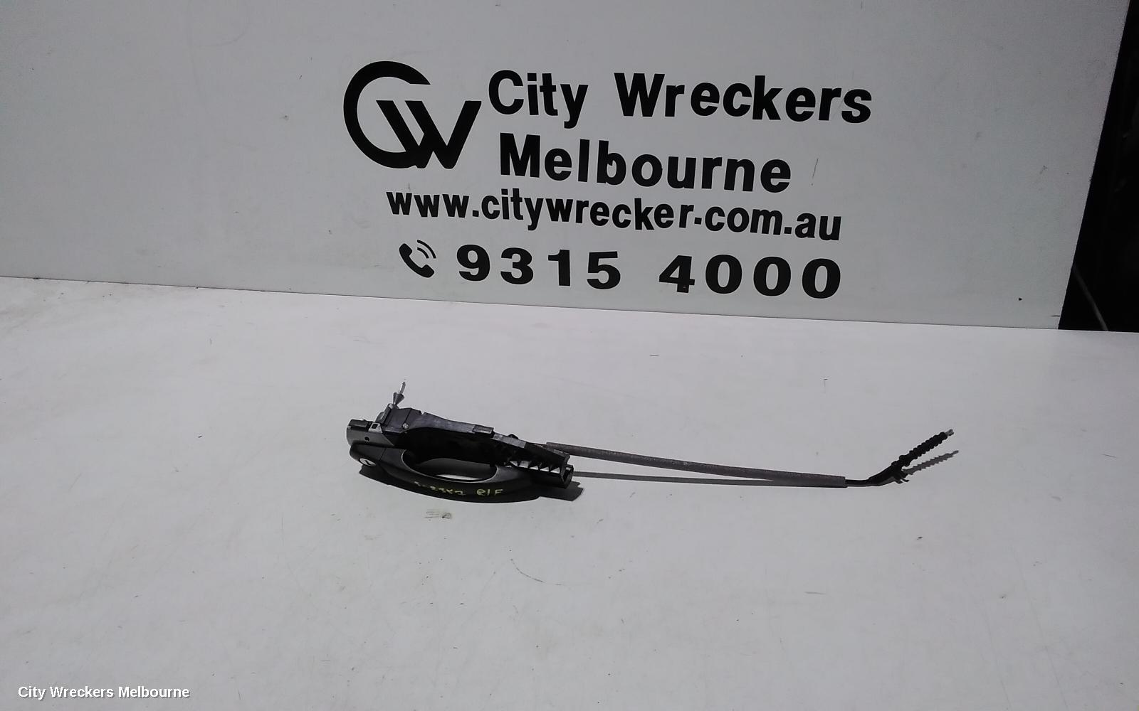 VOLKSWAGEN CADDY DOOR HANDLE, RH REAR, OUTER, BLACK, 2KN, 12/2015 - 02/2021