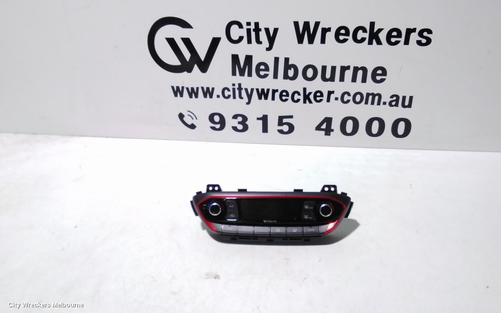 HYUNDAI I30 HEATER/AC CONTROLS, DUAL ZONE CLIMATE CONTROL TYPE, PD, 03/2017 ONWARDS