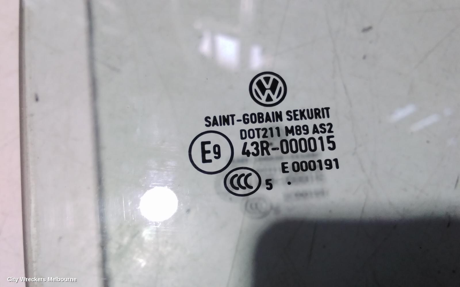 VOLKSWAGEN GOLF RIGHT REAR DOOR WINDOW, 5DR HATCH 09/1998 - 04/2004