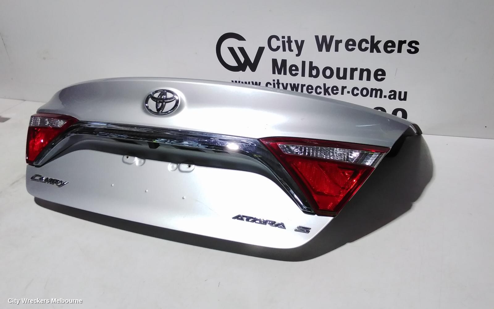 TOYOTA CAMRY BOOTLID/TAILGATE, BOOTLID, ASV50, ALTISE/ATARA S, NON LIP SPOILER TYPE, 04/2015 - 10/2017