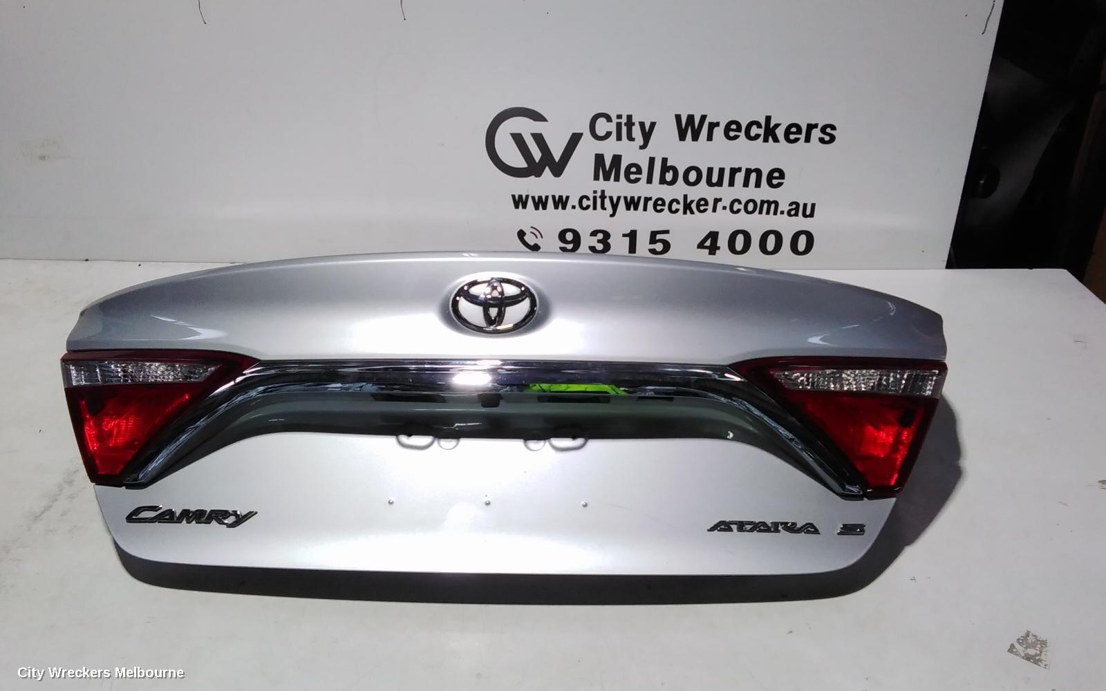 TOYOTA CAMRY BOOTLID/TAILGATE, BOOTLID, ASV50, ALTISE/ATARA S, NON LIP SPOILER TYPE, 04/2015 - 10/2017