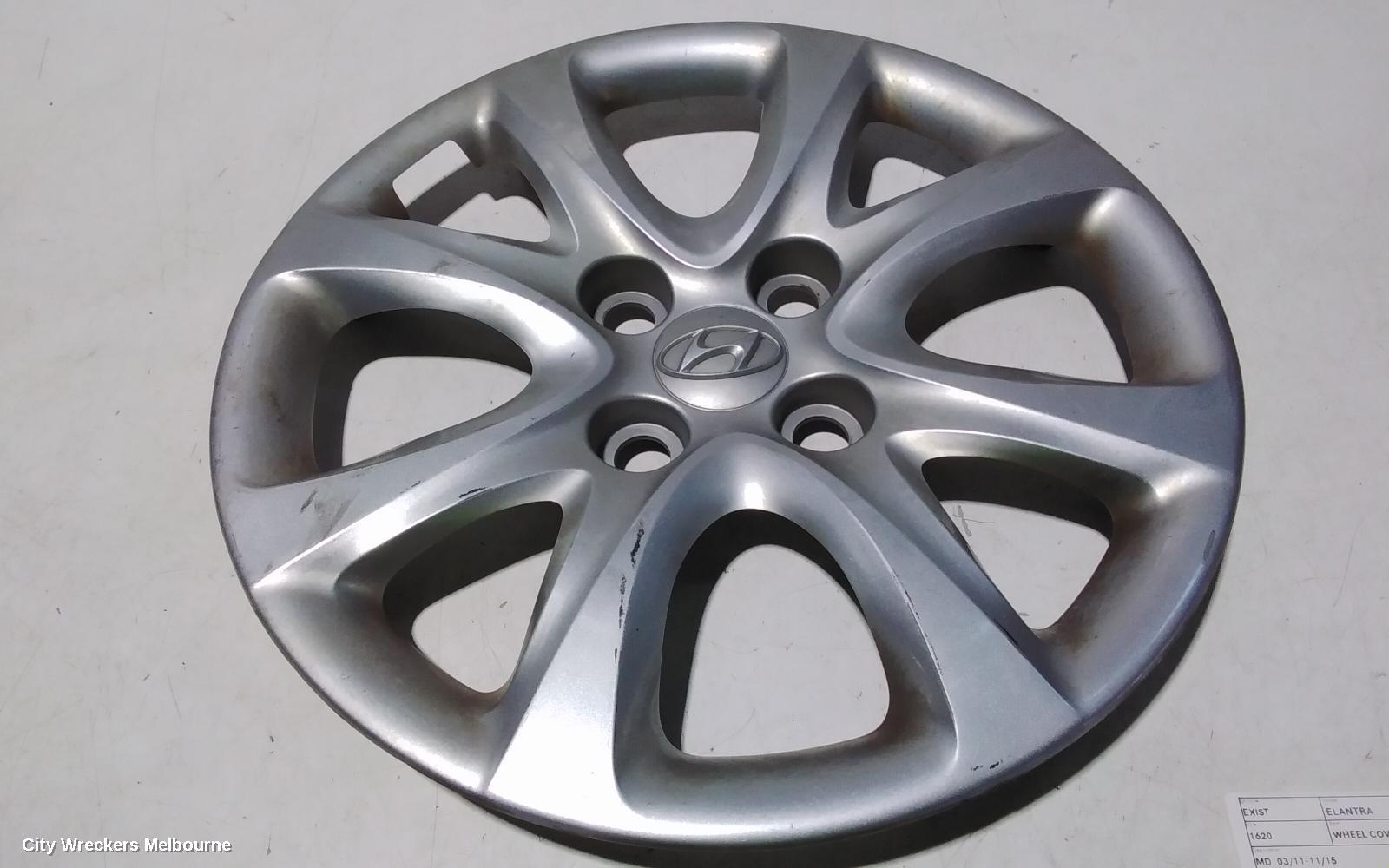HYUNDAI ELANTRA WHEEL COVER/HUB CAP, MD, 03/2011 - 11/2015