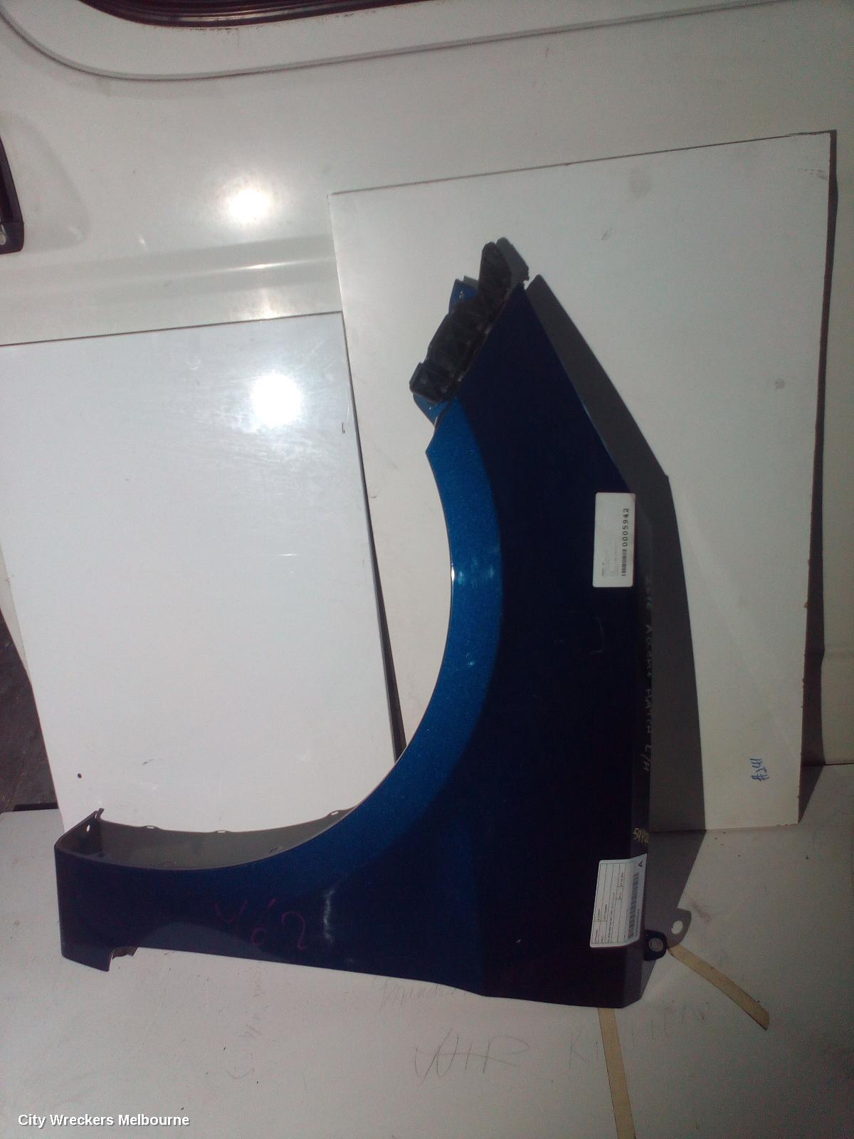 HYUNDAI ACCENT LEFT GUARD, RB, NON INDICATOR TYPE, 07/2011 - 12/2019