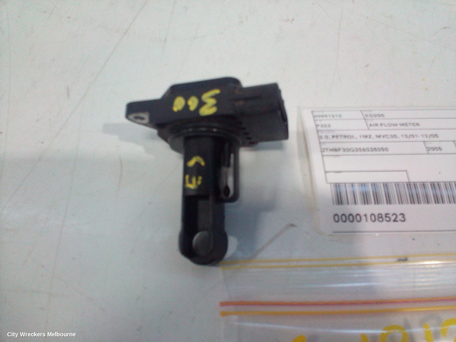 LEXUS ES300 (92-05) AIR FLOW METER, 3.0, PETROL, 1MZ, MVC30, 10/2001 - 12/2005