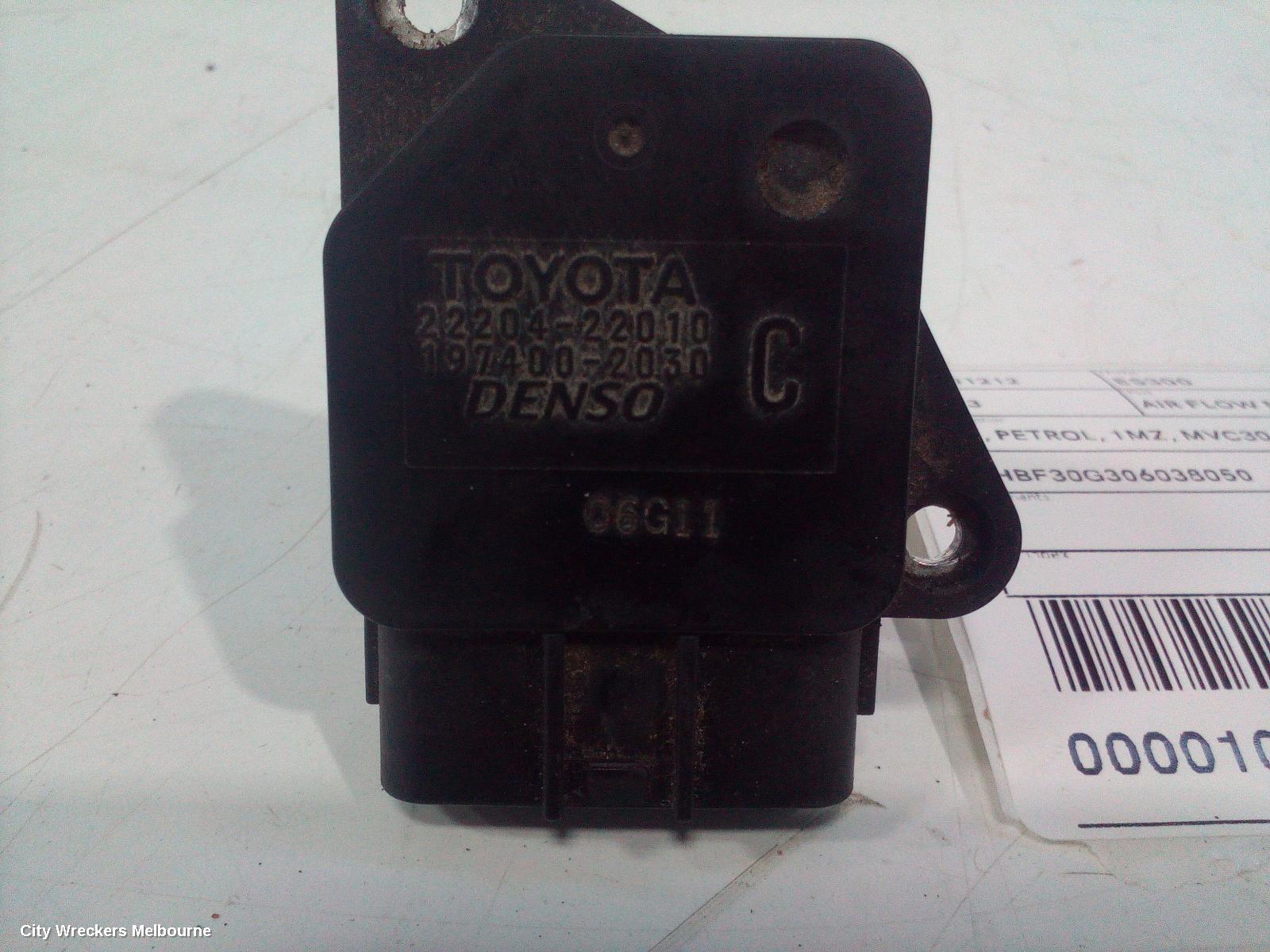 LEXUS ES300 (92-05) AIR FLOW METER, 3.0, PETROL, 1MZ, MVC30, 10/2001 - 12/2005