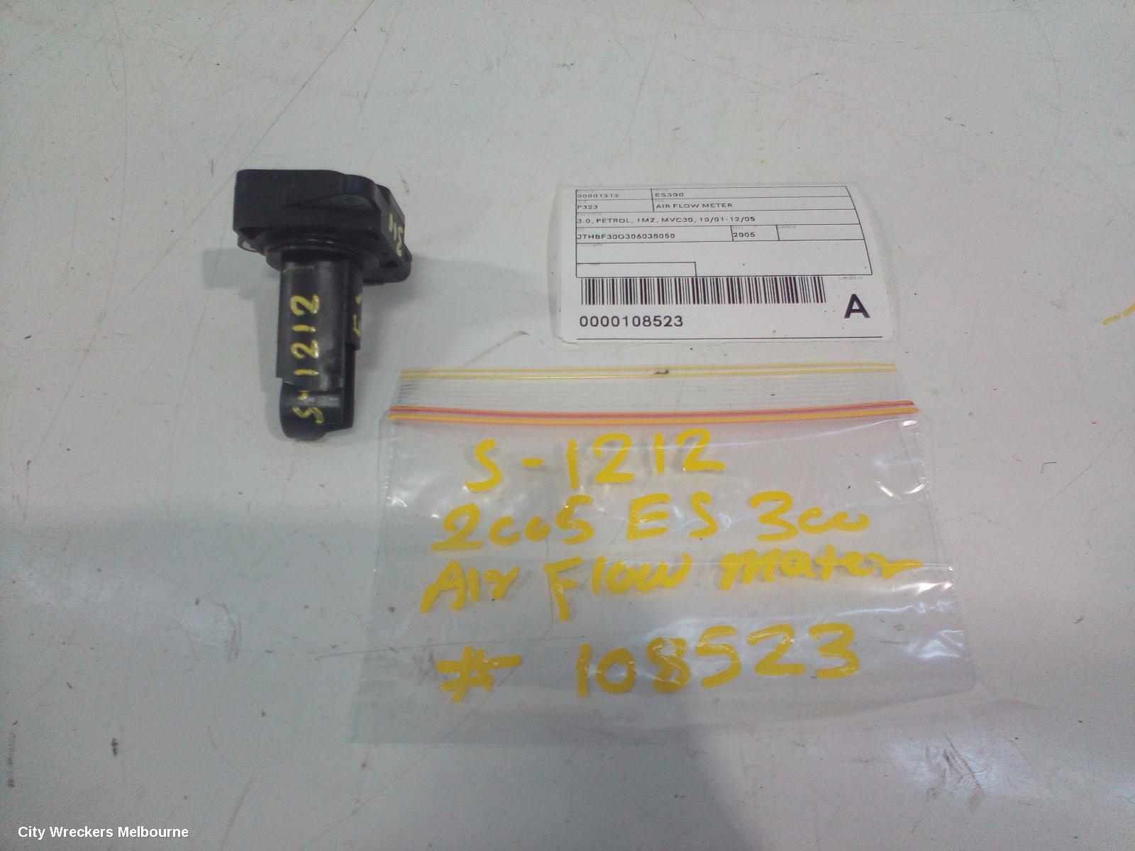 LEXUS ES300 (92-05) AIR FLOW METER, 3.0, PETROL, 1MZ, MVC30, 10/2001 - 12/2005
