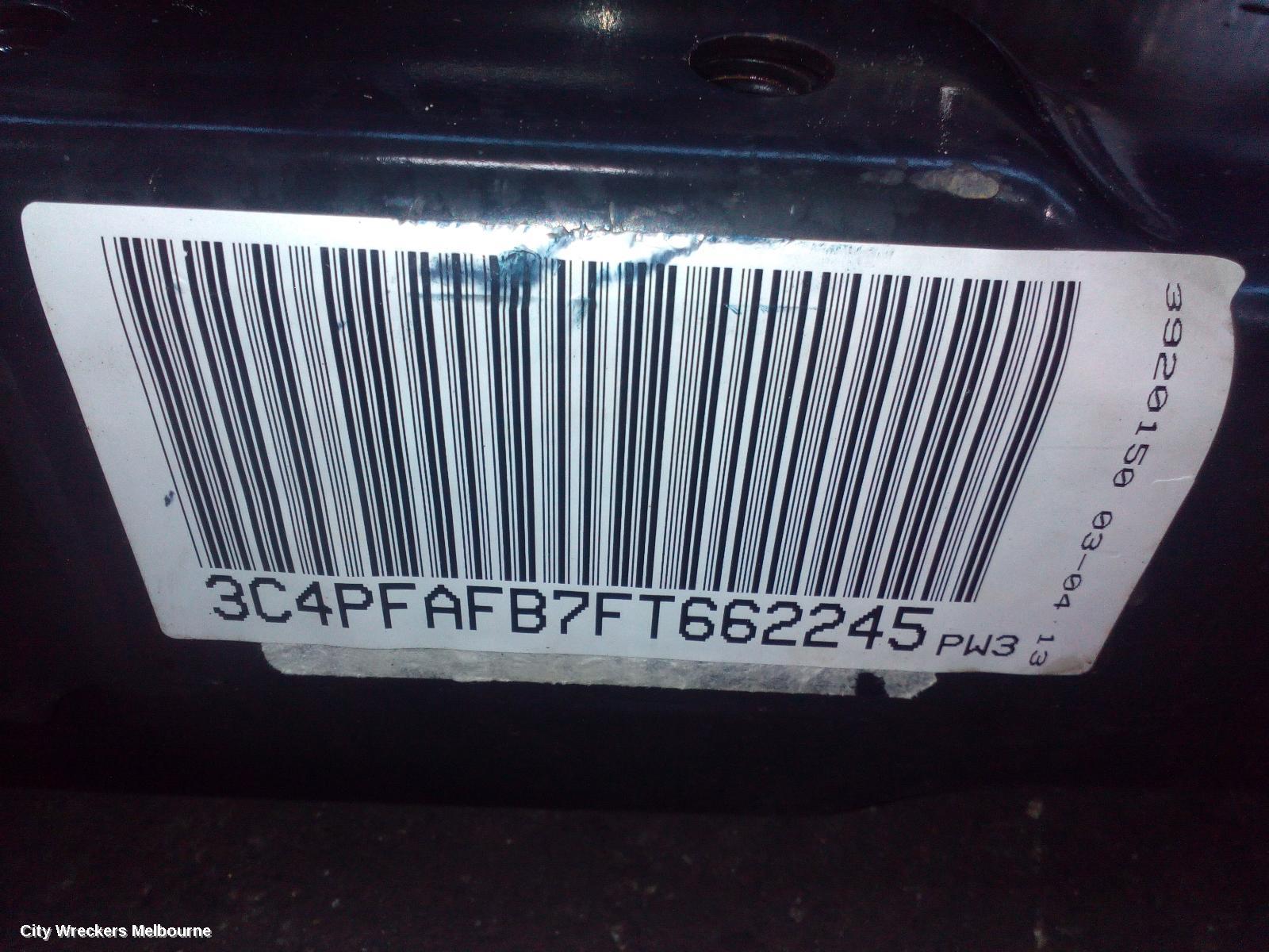 FIAT FREEMONT FRT XMEMBER/CRADLE, JF, 04/2013 - 01/2017