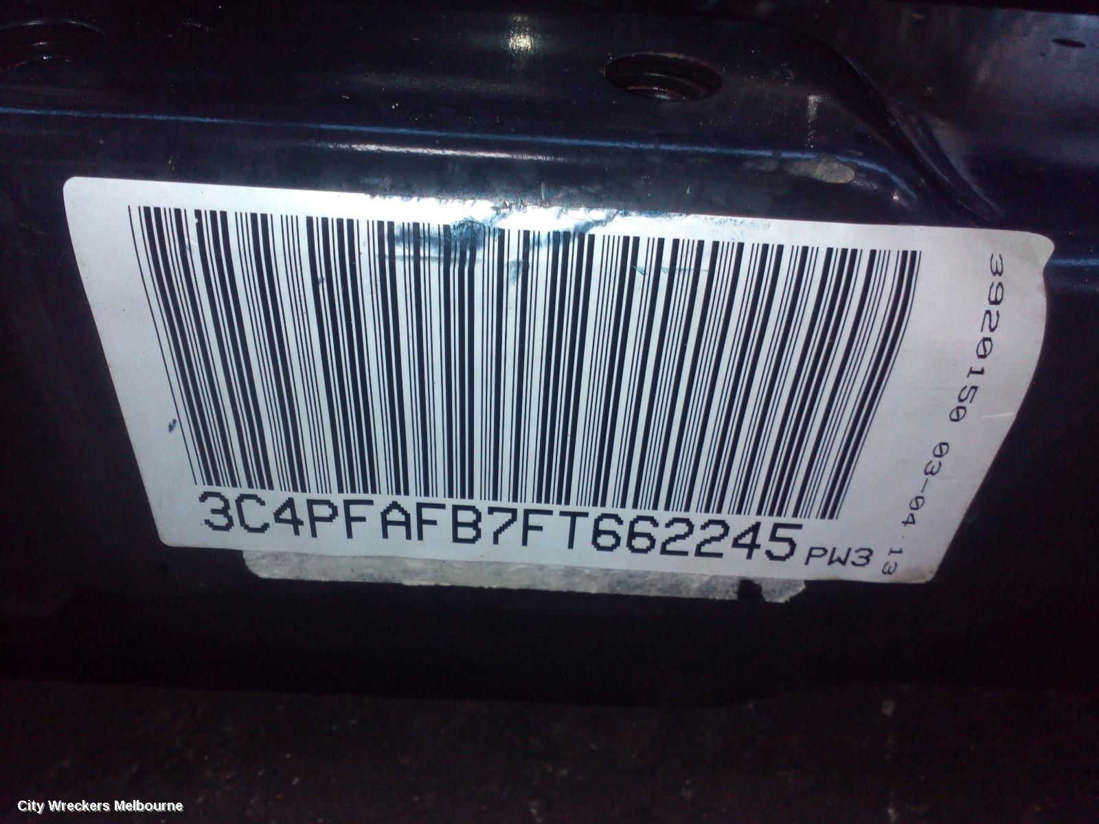FIAT FREEMONT FRT XMEMBER/CRADLE, JF, 04/2013 - 01/2017