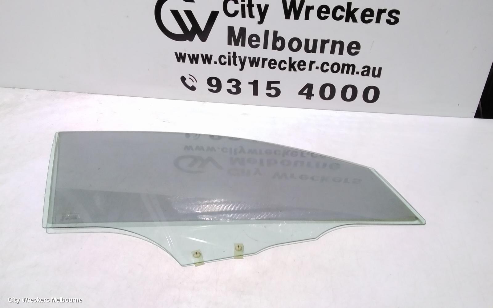 MAZDA 3 RIGHT FRONT DOOR WINDOW, BK 4DR/5DR SEDAN/HATCH 10/2003 - 04/2009