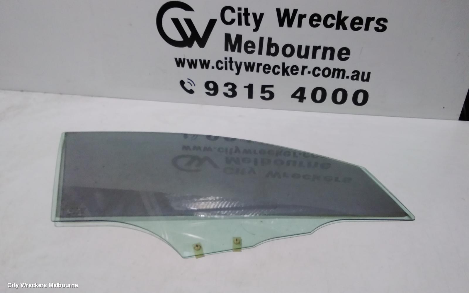 MAZDA 3 RIGHT FRONT DOOR WINDOW, BK 4DR/5DR SEDAN/HATCH 10/2003 - 04/2009