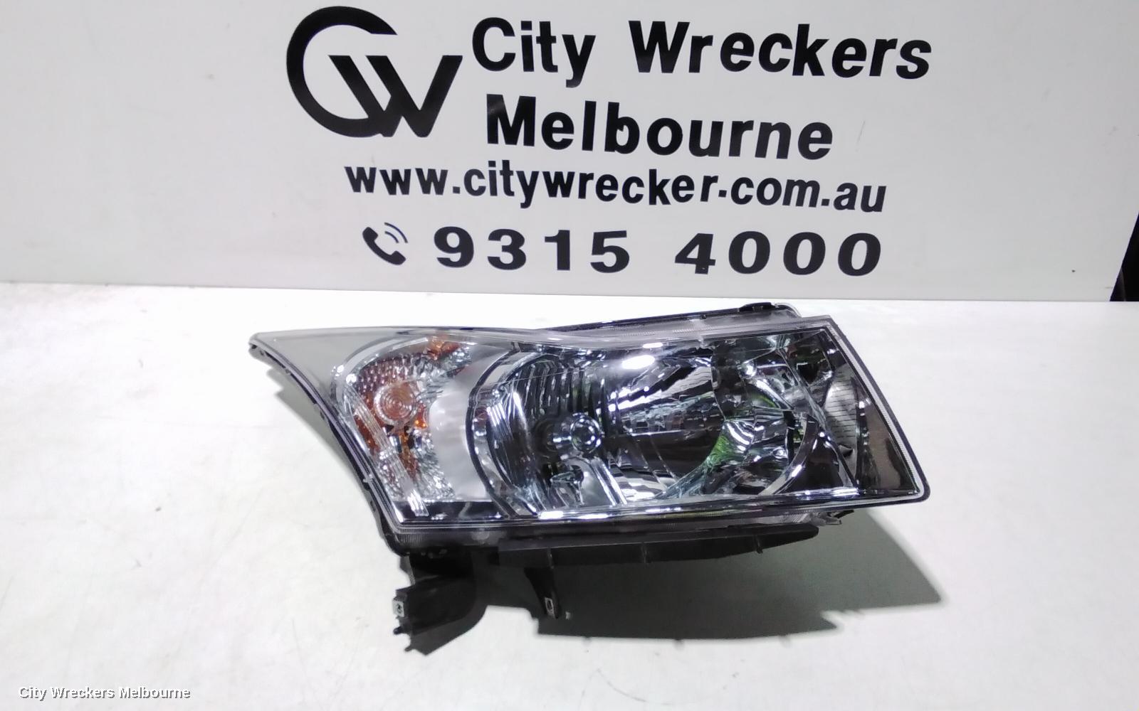 HOLDEN CRUZE RIGHT HEADLAMP, JH, EQUIPE/CD, 01/2015 - 01/2017