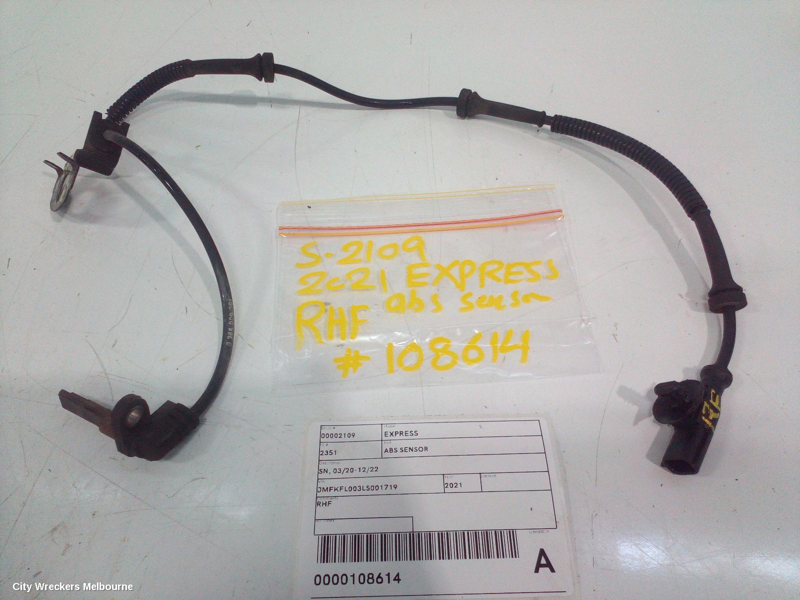 MITSUBISHI EXPRESS ABS SENSOR, SN, 03/2020 - 12/2022