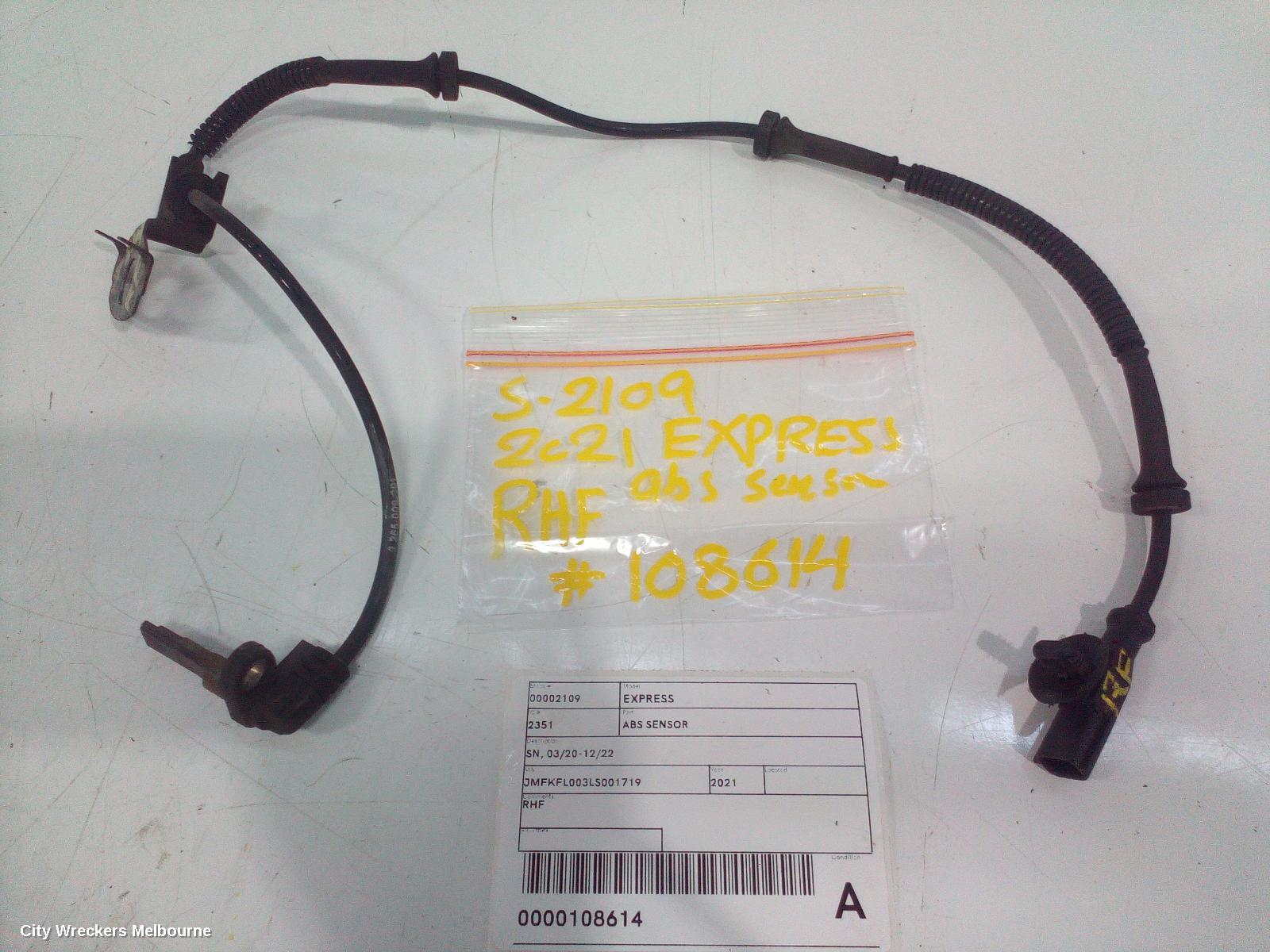 MITSUBISHI EXPRESS ABS SENSOR, SN, 03/2020 - 12/2022