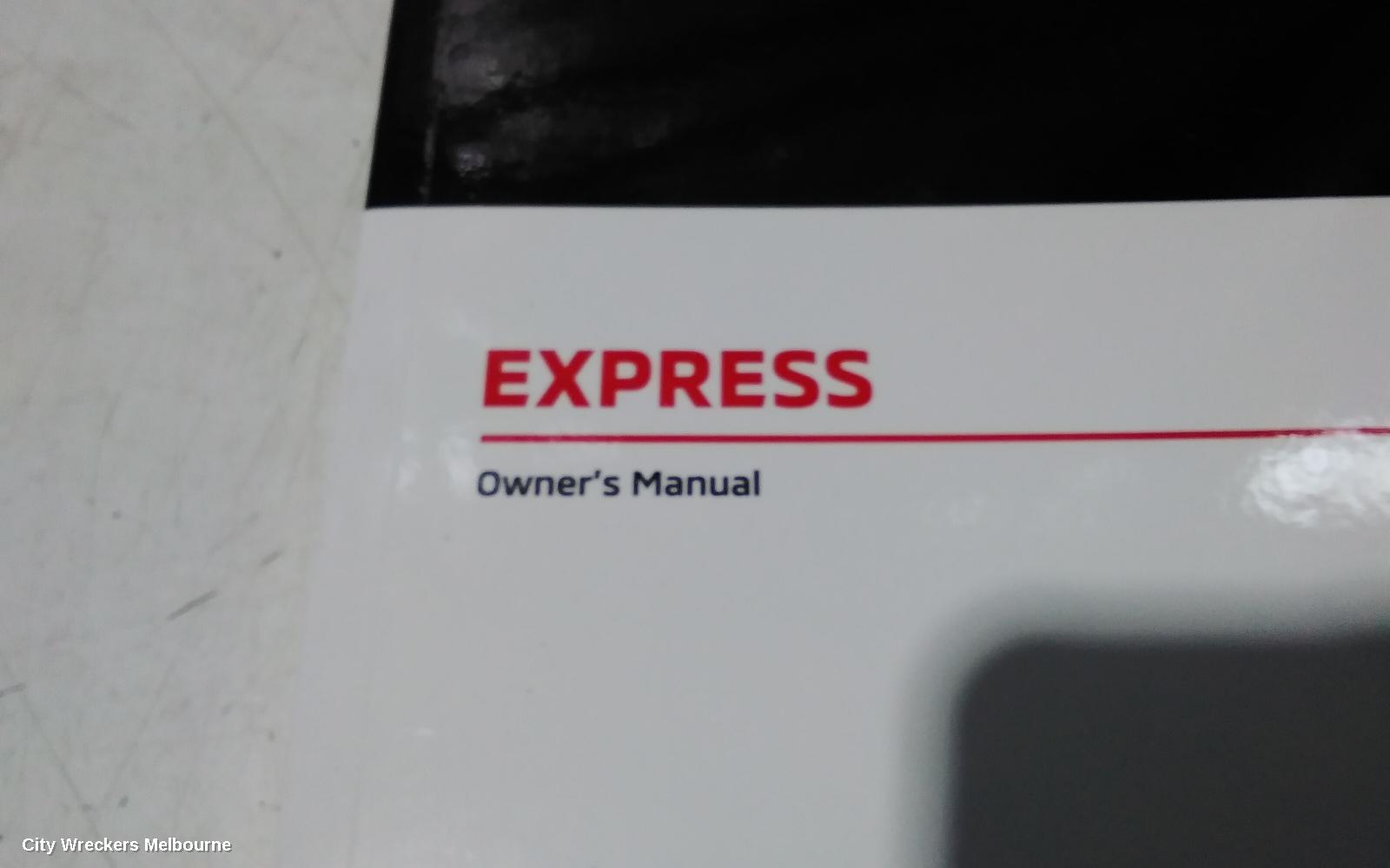 MITSUBISHI EXPRESS OWNERS HANDBOOK, SN, 03/2020 - 12/2022