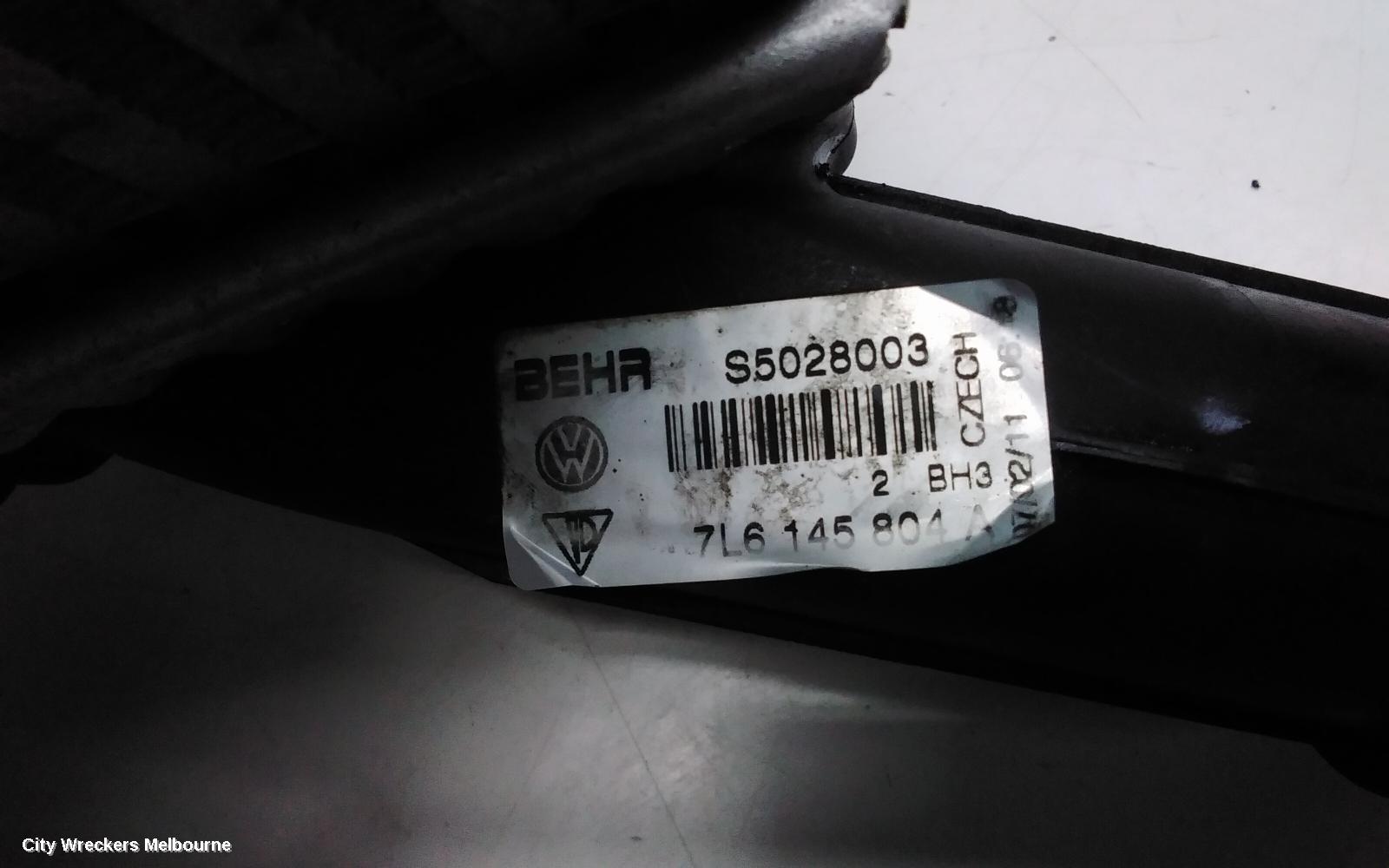 AUDI Q7 INTERCOOLER, DIESEL, 3.0, BUG/CASA/CJGA/CRCA CODE, RH SIDE, 4L, 09/2006 - 08/2015