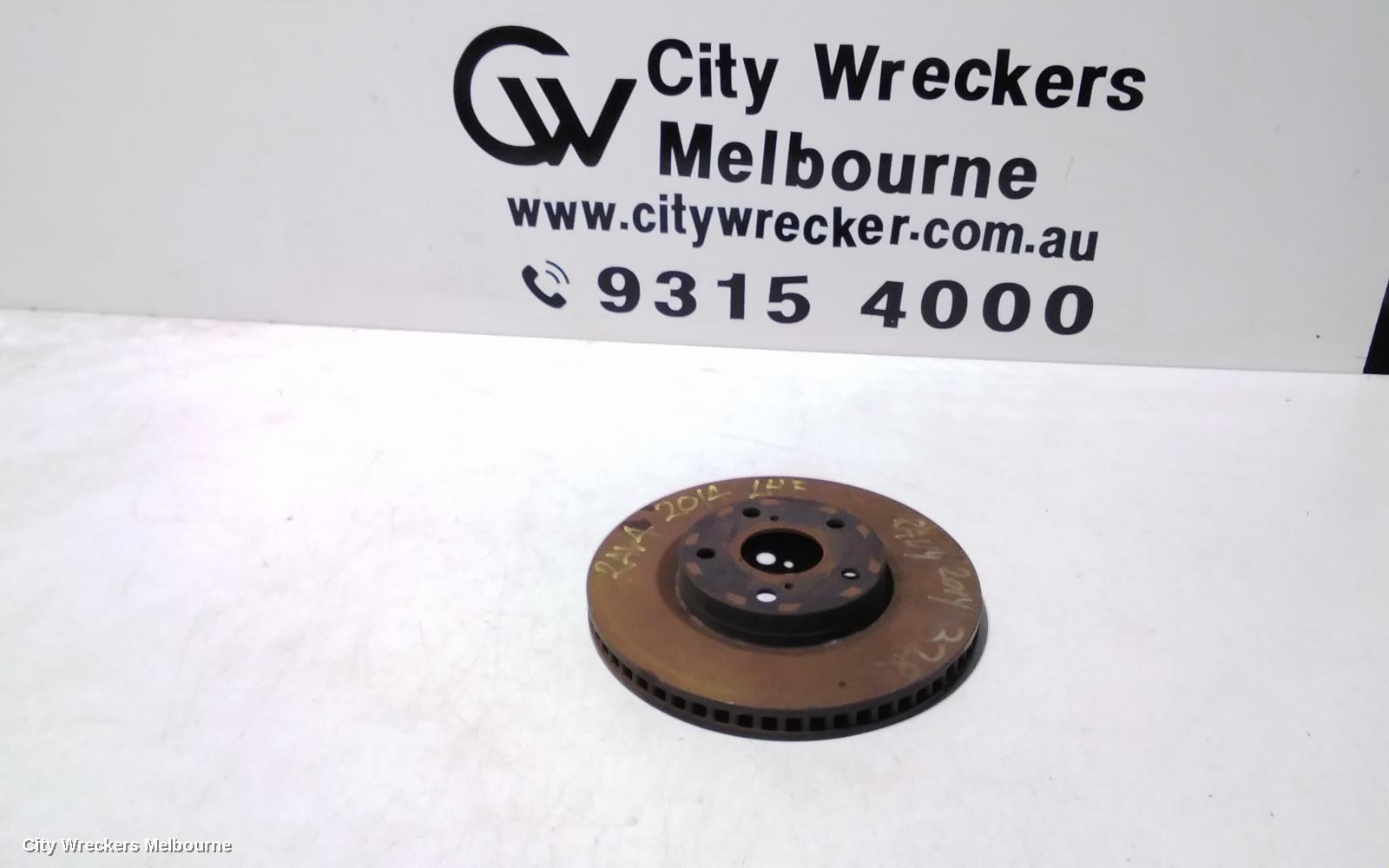 TOYOTA RAV4 FRONT BRAKE DISC/DRM, XA40, 12/2012 - 12/2018