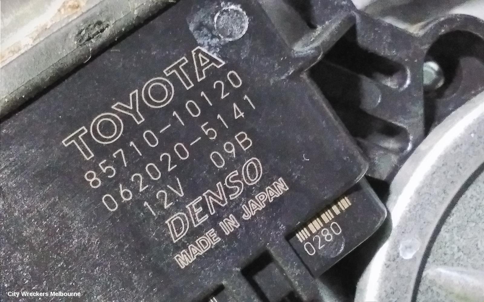 TOYOTA C-HR LEFT REAR WND REG/MOTOR, DOOR REG ASSY (REG AND MOTOR), GEN 1, 12/2016 ONWARDS