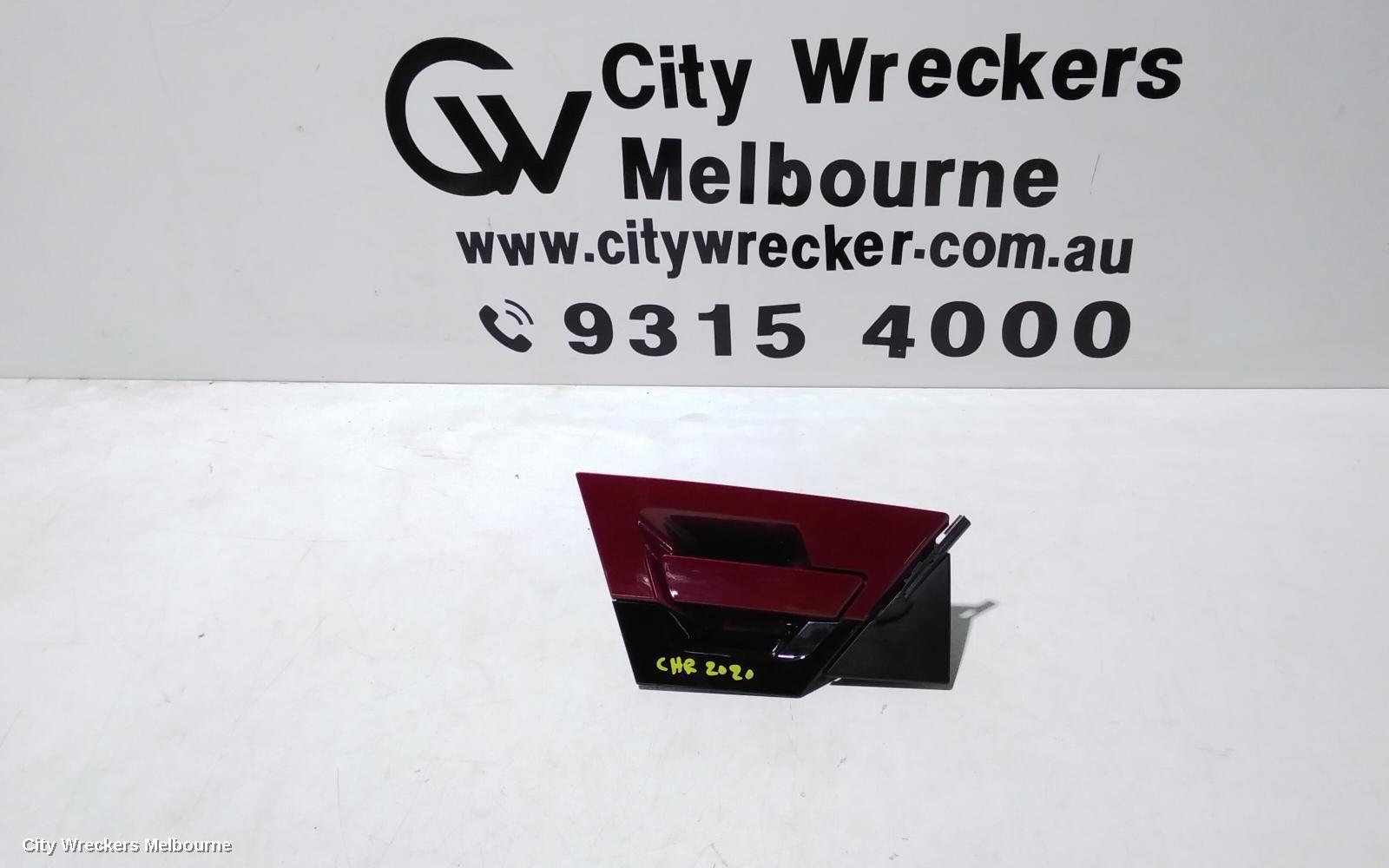 TOYOTA C-HR DOOR HANDLE, LH REAR, OUTER, GEN 1, 12/2016 ONWARDS
