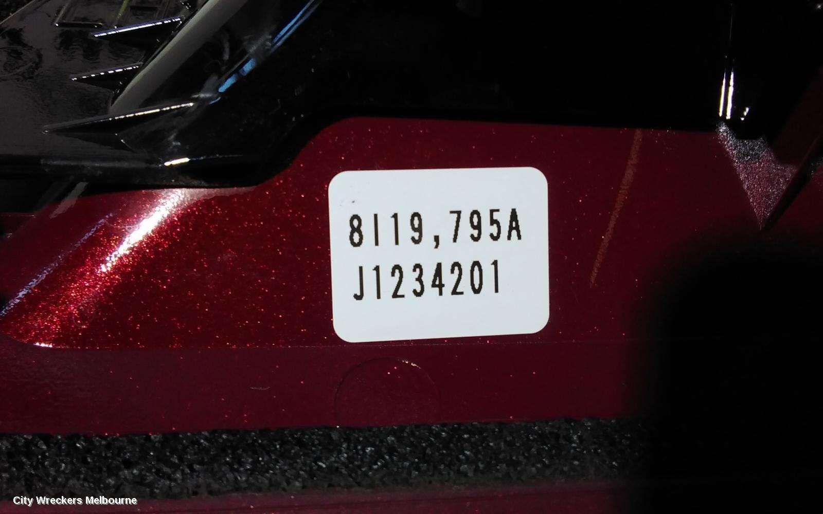 TOYOTA C-HR DOOR HANDLE, LH REAR, OUTER, GEN 1, 12/2016 ONWARDS