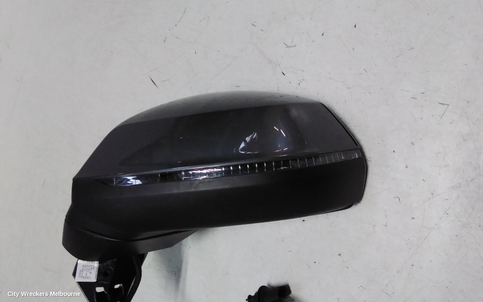 AUDI Q7 LEFT DOOR MIRROR, 4M, POWER FOLD, W/ LANE ASSIST, NON CAMERA TYPE, 09/2015 - 03/2020