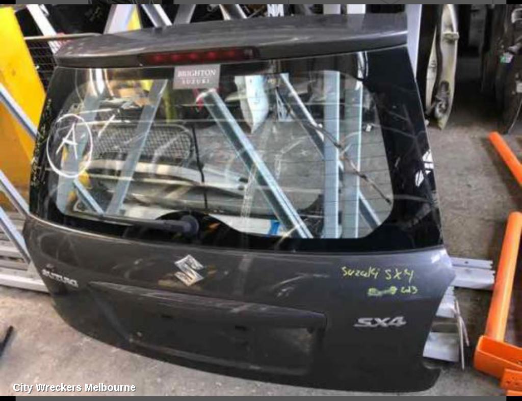 SUZUKI SX4 BOOTLID/TAILGATE, TAILGATE, NON SPOILER TYPE, 02/2007 - 01/2014