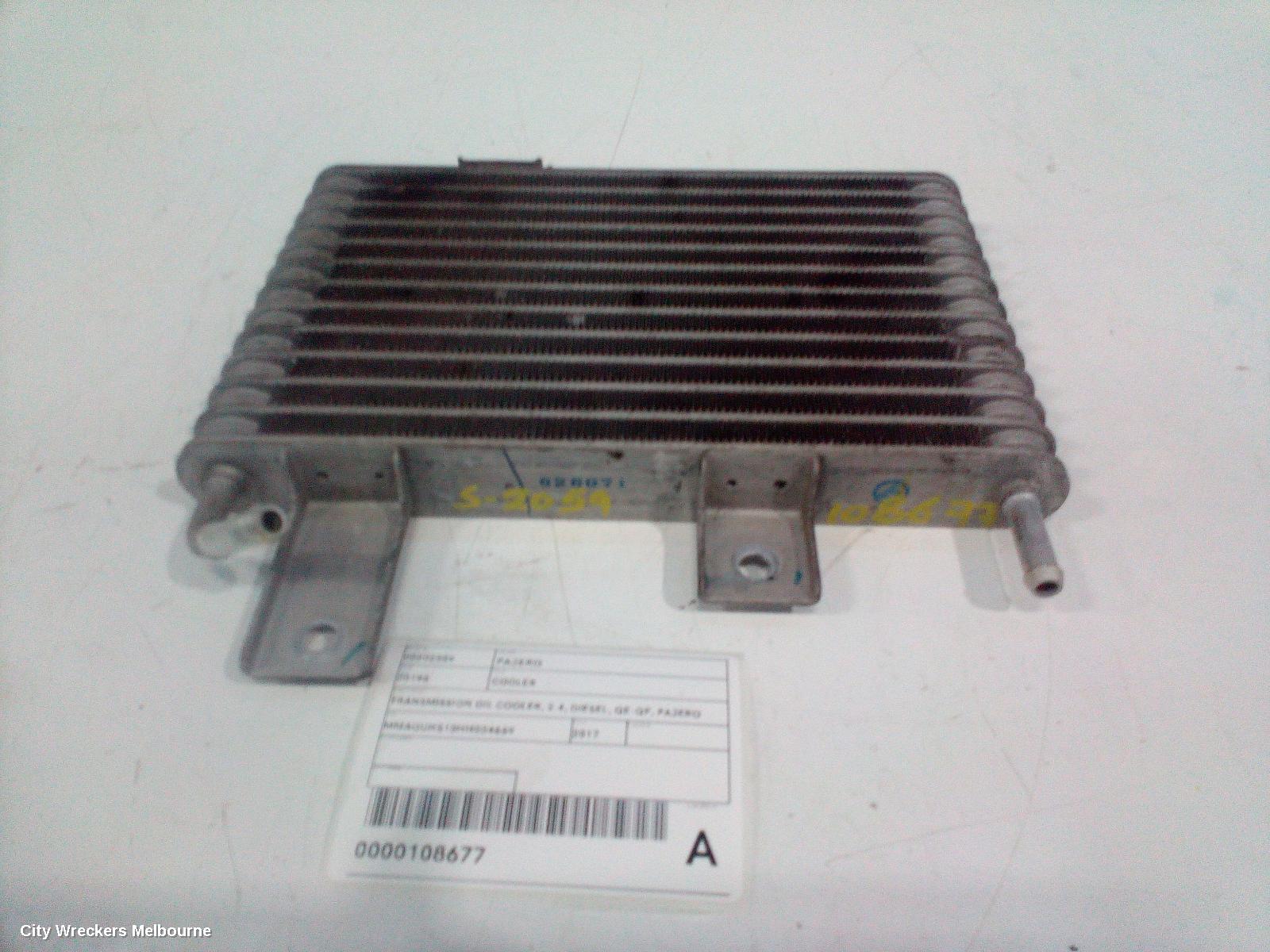 MITSUBISHI PAJERO COOLER, TRANSMISSION OIL COOLER, 2.4, DIESEL, QE-QF, PAJERO SPORT, 10/2015 ONWARDS