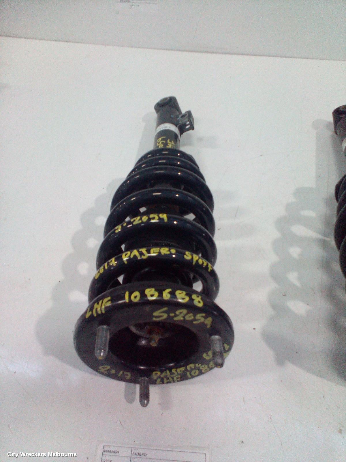 MITSUBISHI PAJERO LEFT FRONT STRUT, PAJERO SPORT, QE-QF, 10/2015 ONWARDS