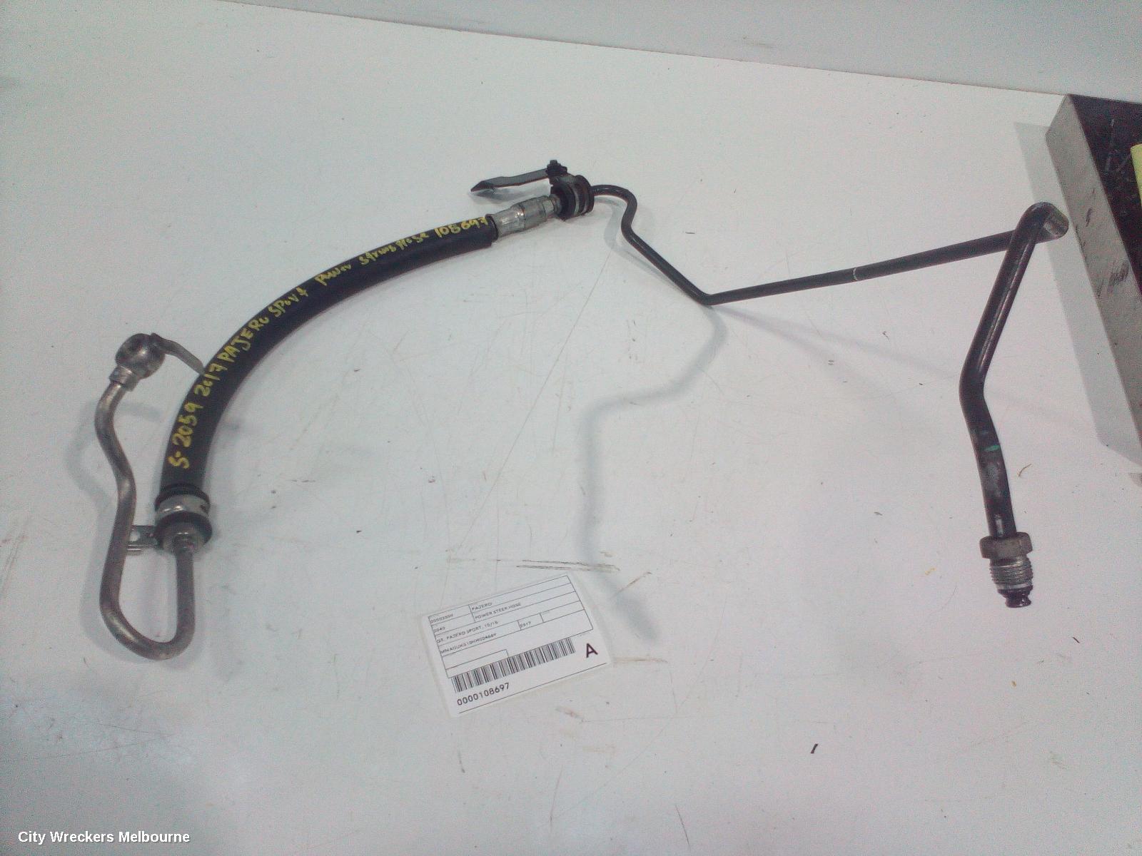 MITSUBISHI PAJERO POWER STEER HOSE, QE, DIESEL, 2.4, HIGH PRESSURE LINE, PAJERO SPORT, 10/2015 ONWARDS