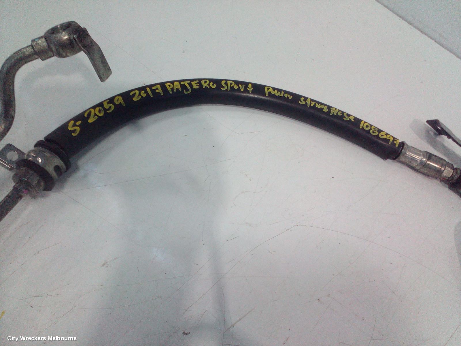 MITSUBISHI PAJERO POWER STEER HOSE, QE, DIESEL, 2.4, HIGH PRESSURE LINE, PAJERO SPORT, 10/2015 ONWARDS