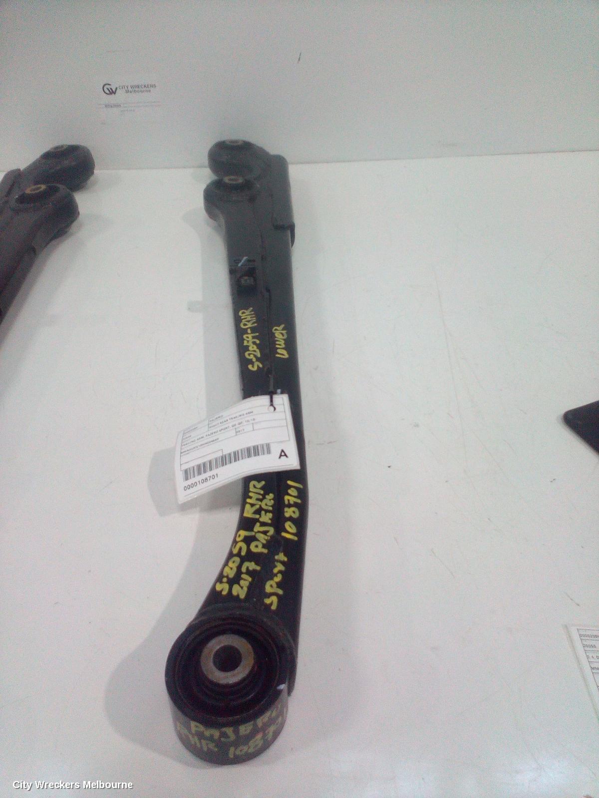 MITSUBISHI PAJERO RIGHT REAR TRAILING ARM, TRAILING ARM, PAJERO SPORT, QE-QF, 10/2015 ONWARDS