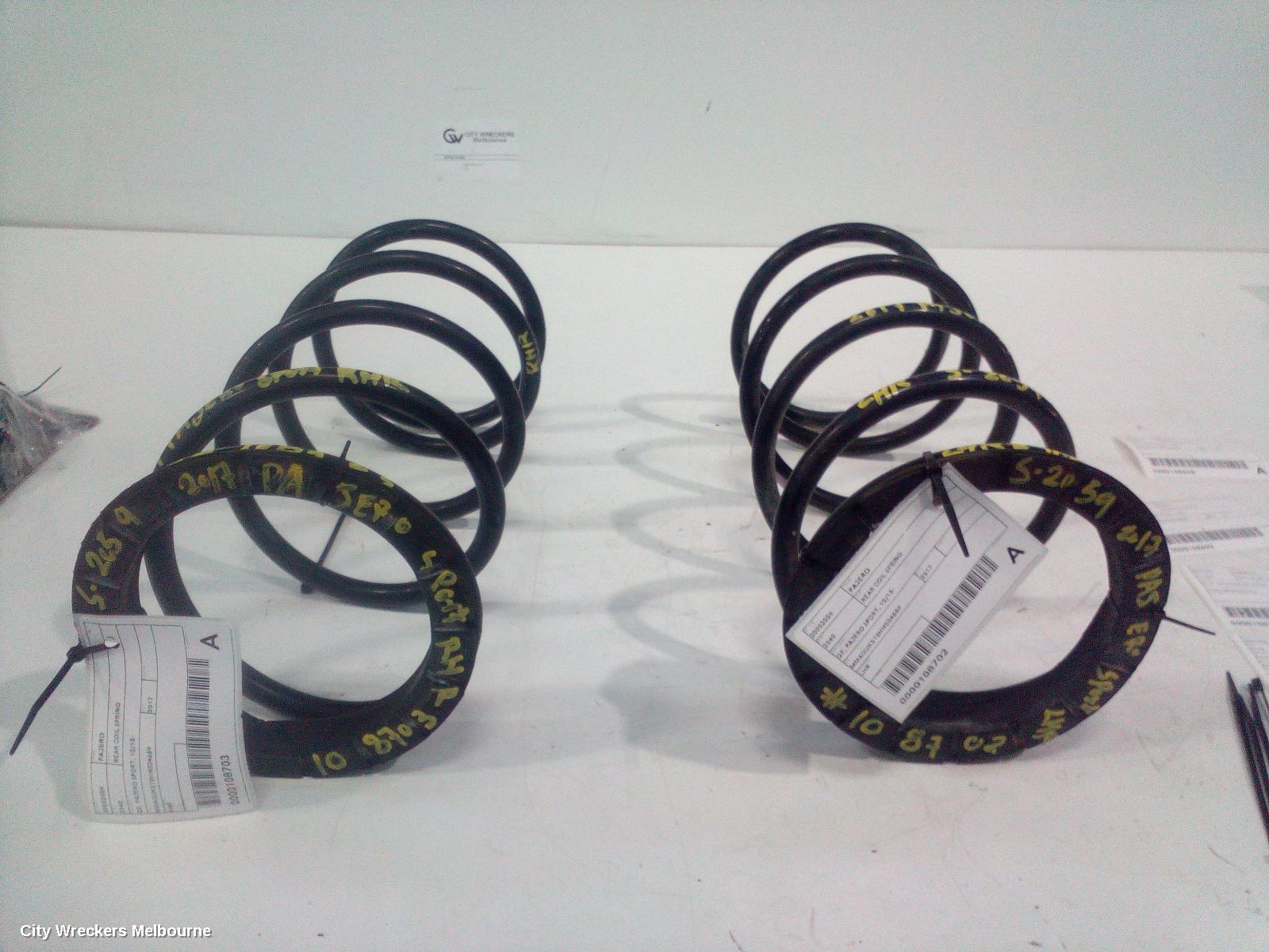 MITSUBISHI PAJERO REAR COIL SPRING, QE, PAJERO SPORT, 4WD, LH SIDE, 10/2015 ONWARDS