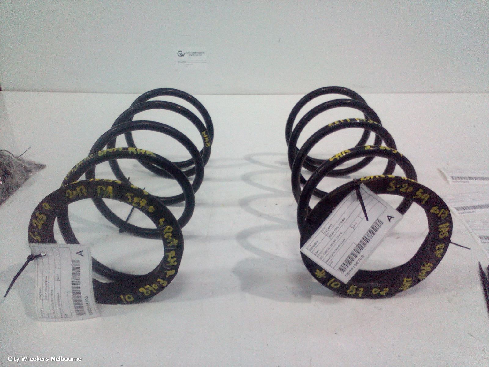 MITSUBISHI PAJERO REAR COIL SPRING, QE, PAJERO SPORT, 4WD, LH SIDE, 10/2015 ONWARDS