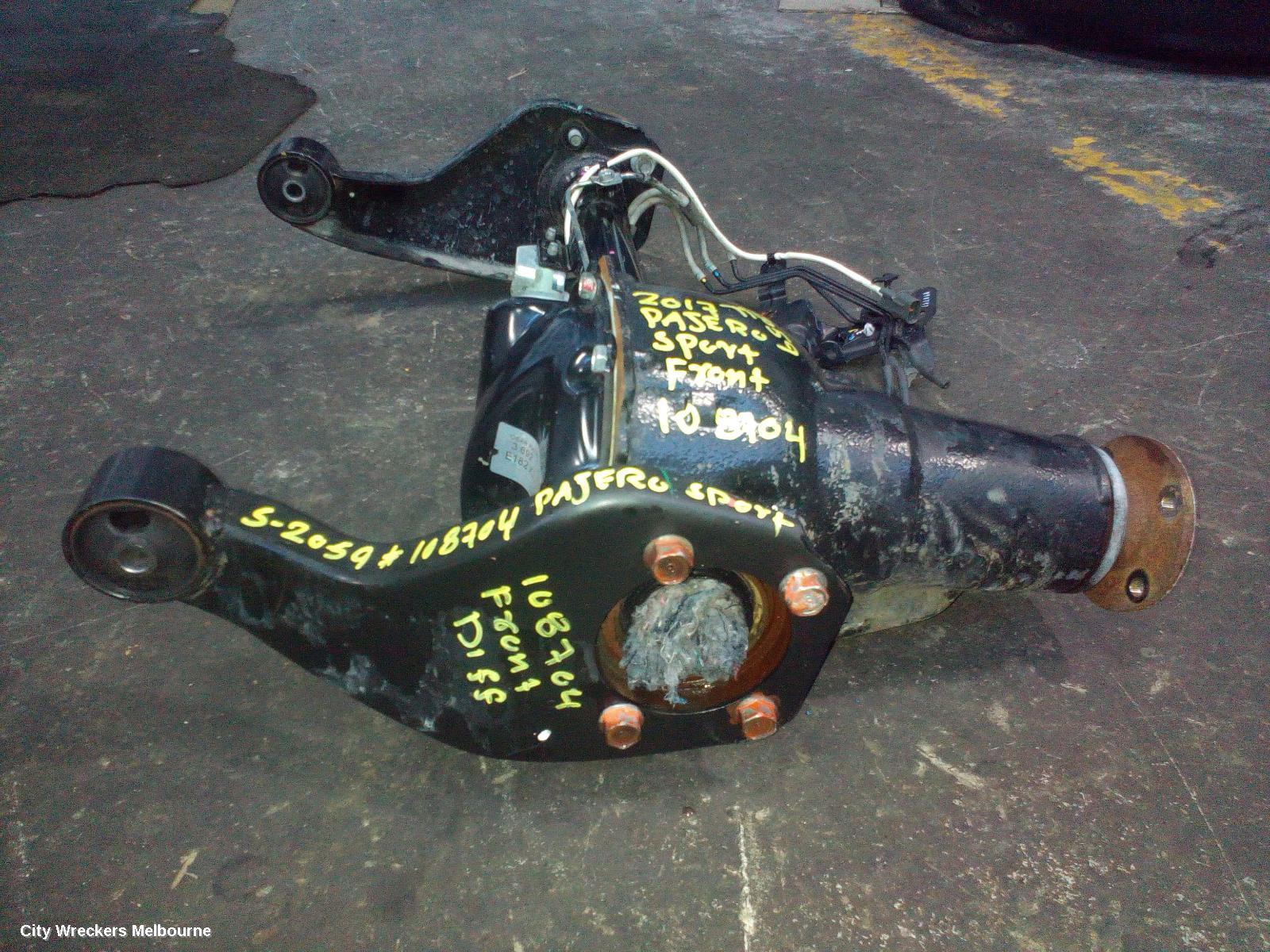 MITSUBISHI PAJERO DIFFERENTIAL CENTRE, FRONT, 2.4, 4N15, QE-QF, PAJERO SPORT, DIESEL, 3.692 RATIO, 10/2015 ONWARDS