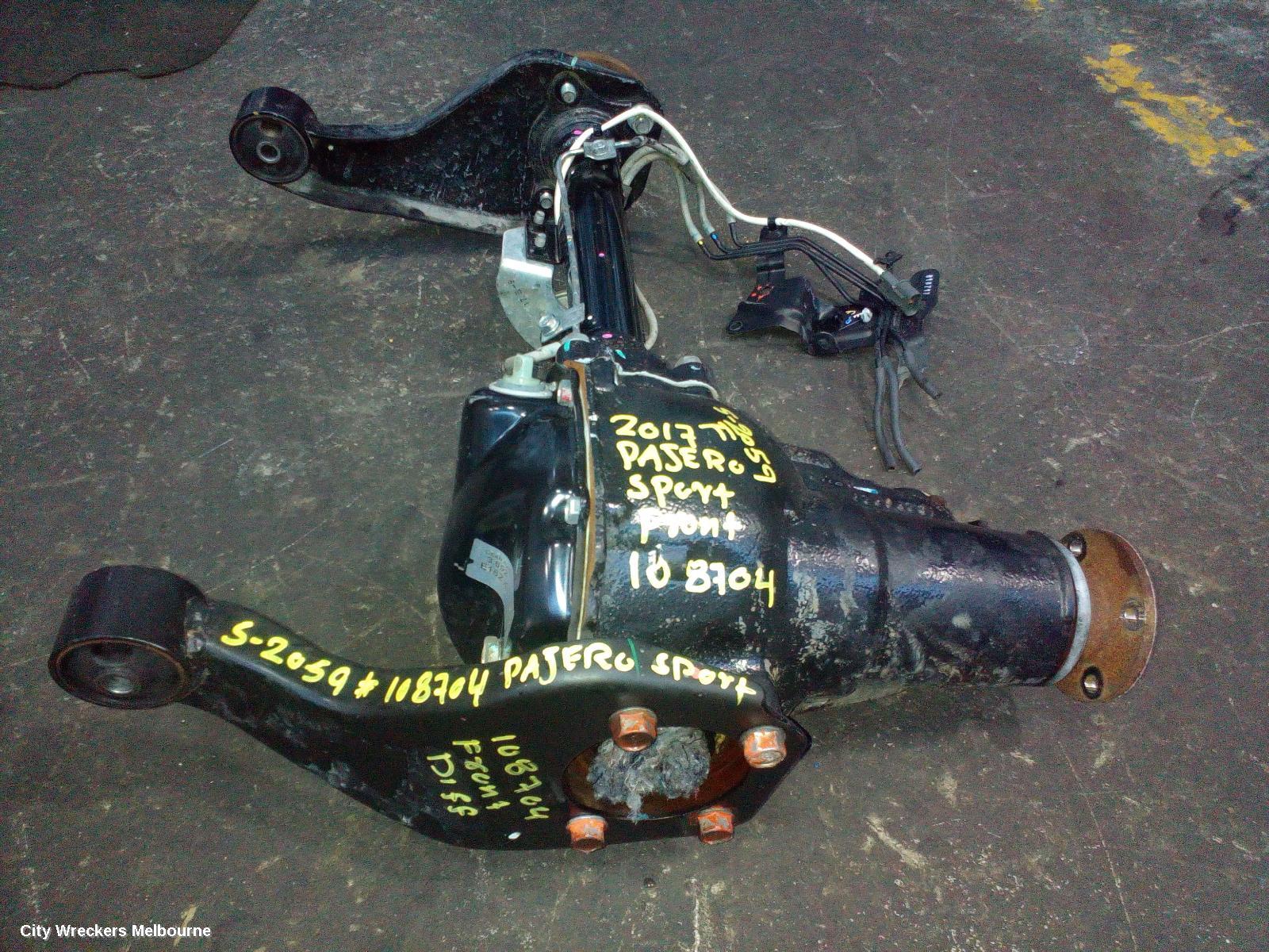 MITSUBISHI PAJERO DIFFERENTIAL CENTRE, FRONT, 2.4, 4N15, QE-QF, PAJERO SPORT, DIESEL, 3.692 RATIO, 10/2015 ONWARDS