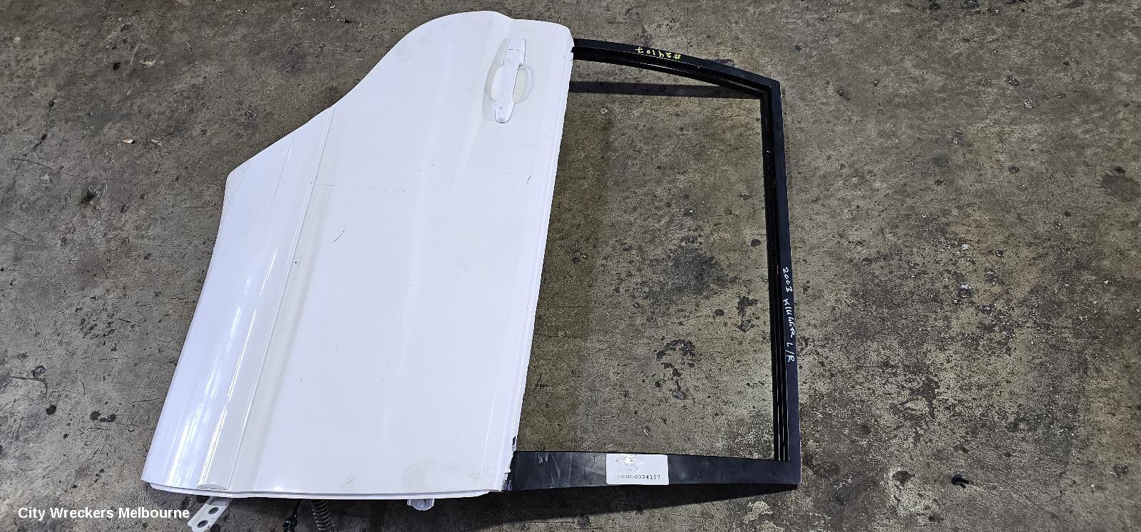 TOYOTA KLUGER RIGHT REAR DOOR, MCU28R, 01/2001 - 04/2007